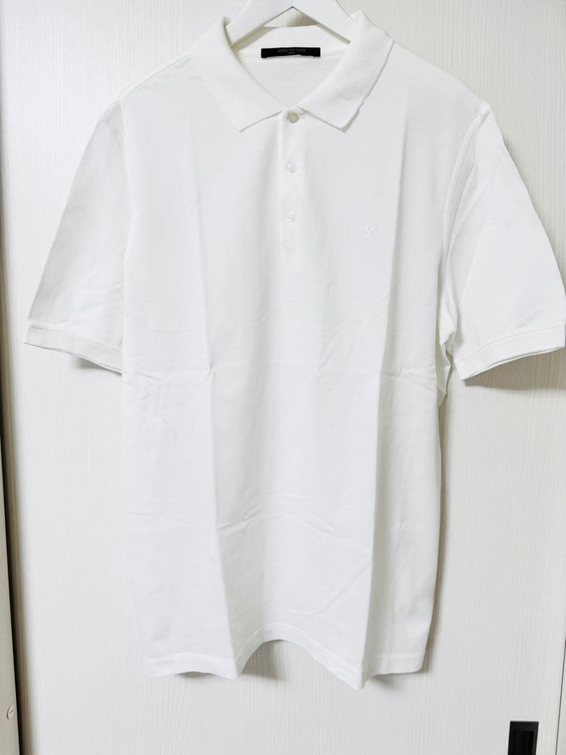 極美品 ☆Louis Vuitton☆ ルイヴィトン　ホワイトポロシャツ
