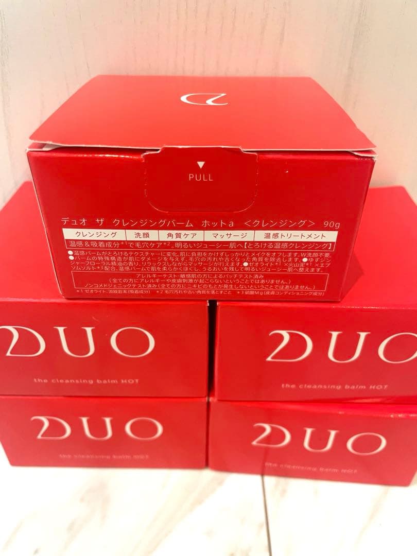 【まとめ売1つ2600円】DUO デュオ ザ クレンジングバーム 90g 赤