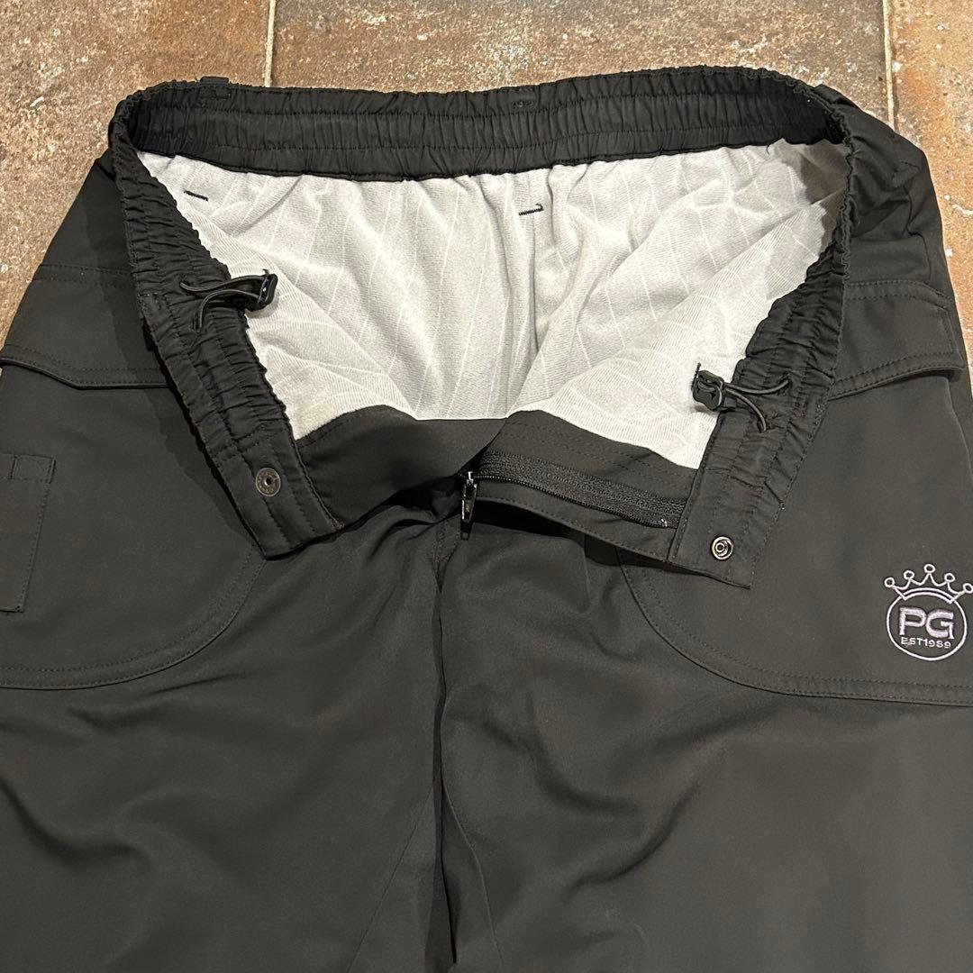 PEARLY GATES 蓄熱 ロゴ プリント　パンツ　ストレッチ　サイズ1