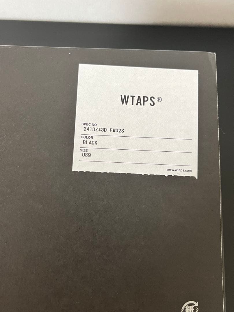 【極美品】WTAPS × Hoka Ora Luxe \"Black\" 27cm