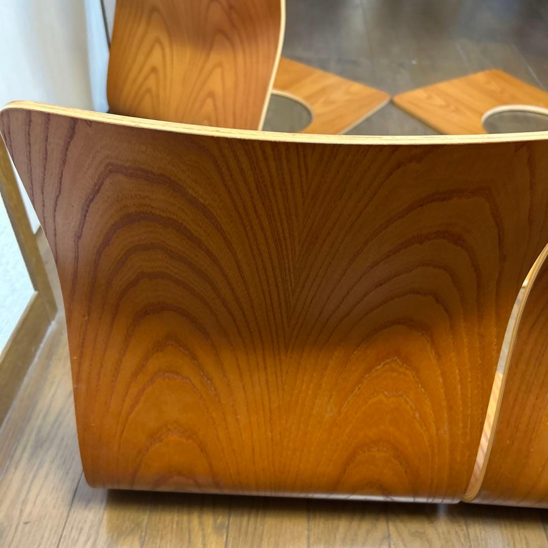 天童木工 木製オープンバック座椅子 4脚セット