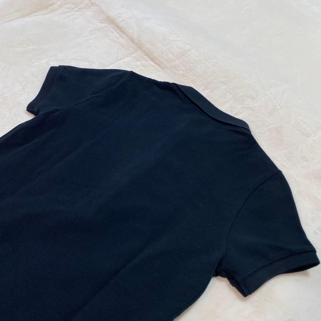 新品 ラルフローレン ポロシャツ ビッグポニー ビーズ刺繍 S ブラック