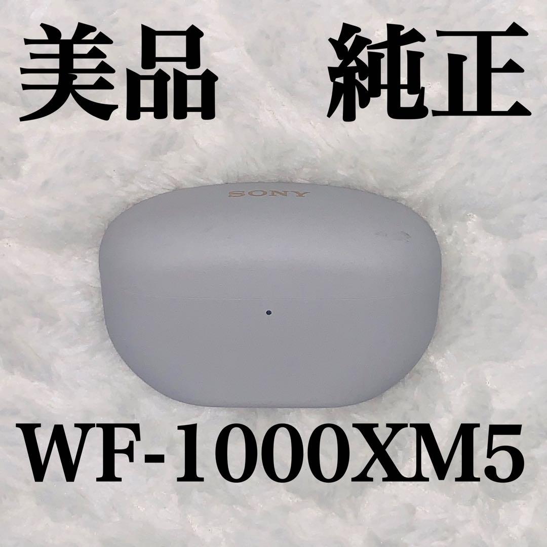 美品 SONY WF-1000XM5 プラチナシルバー 充電ケース 5