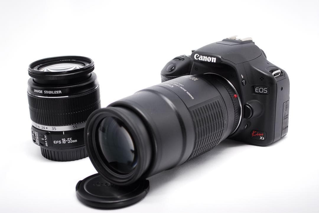 女性人気✨軽量コンパクト✨Canon EOS Kiss X3✨Wレンズセット