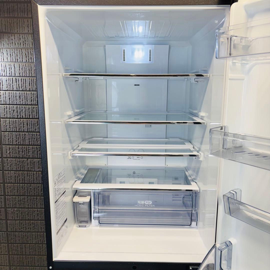 AQUA 375L 冷蔵庫 おしゃれ木目調 大容量 20年製【地域限定配送無料】