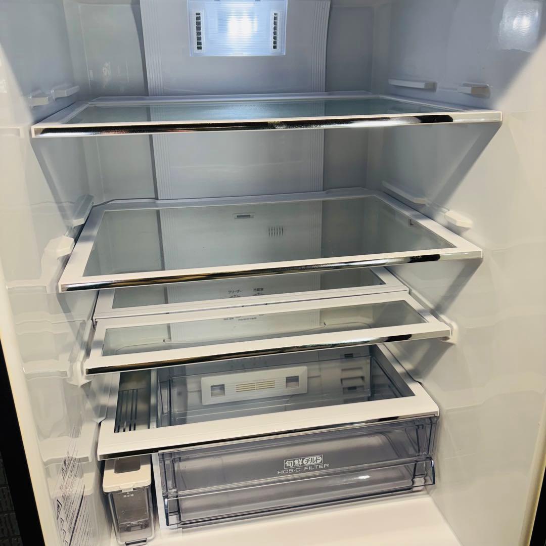 AQUA 375L 冷蔵庫 おしゃれ木目調 大容量 20年製【地域限定配送無料】