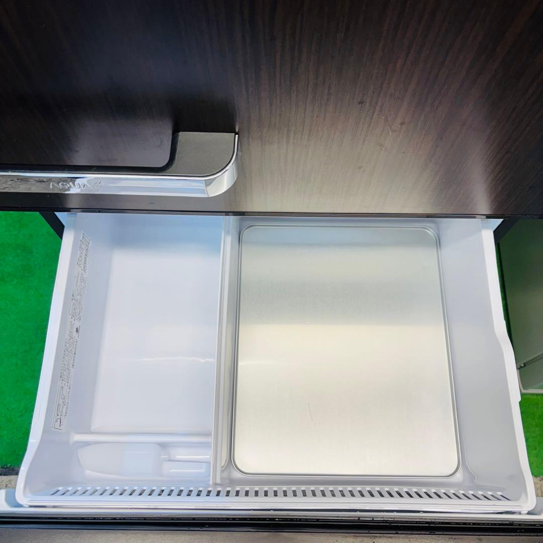 AQUA 375L 冷蔵庫 おしゃれ木目調 大容量 20年製【地域限定配送無料】