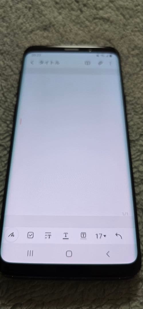 Galaxy S9-64GB. SIMフリー。ケースも一緒にお送りします