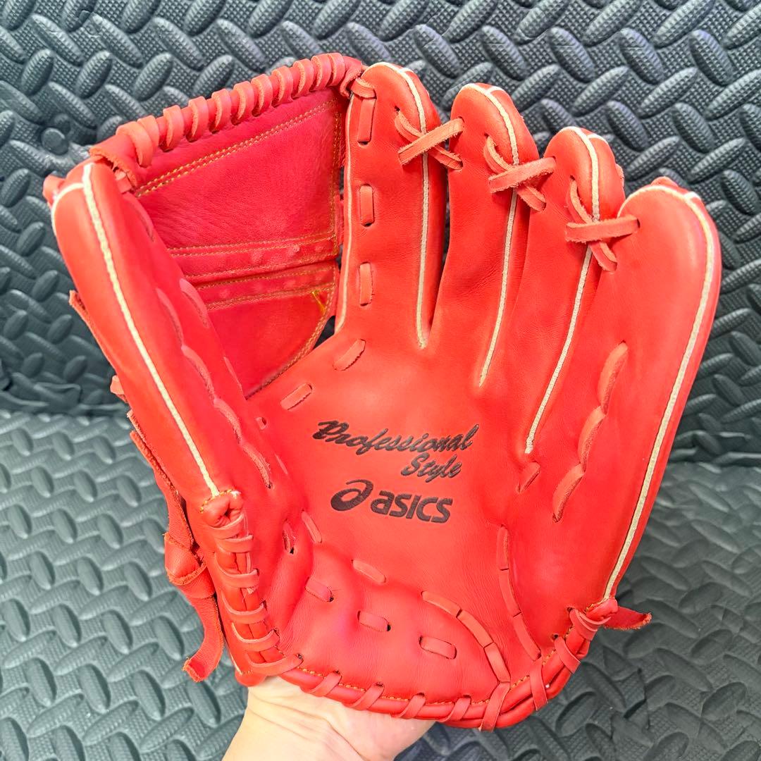 未使用 asicsアシックス 大谷翔平モデル 軟式 ピッチャー用グローブ 廃盤品