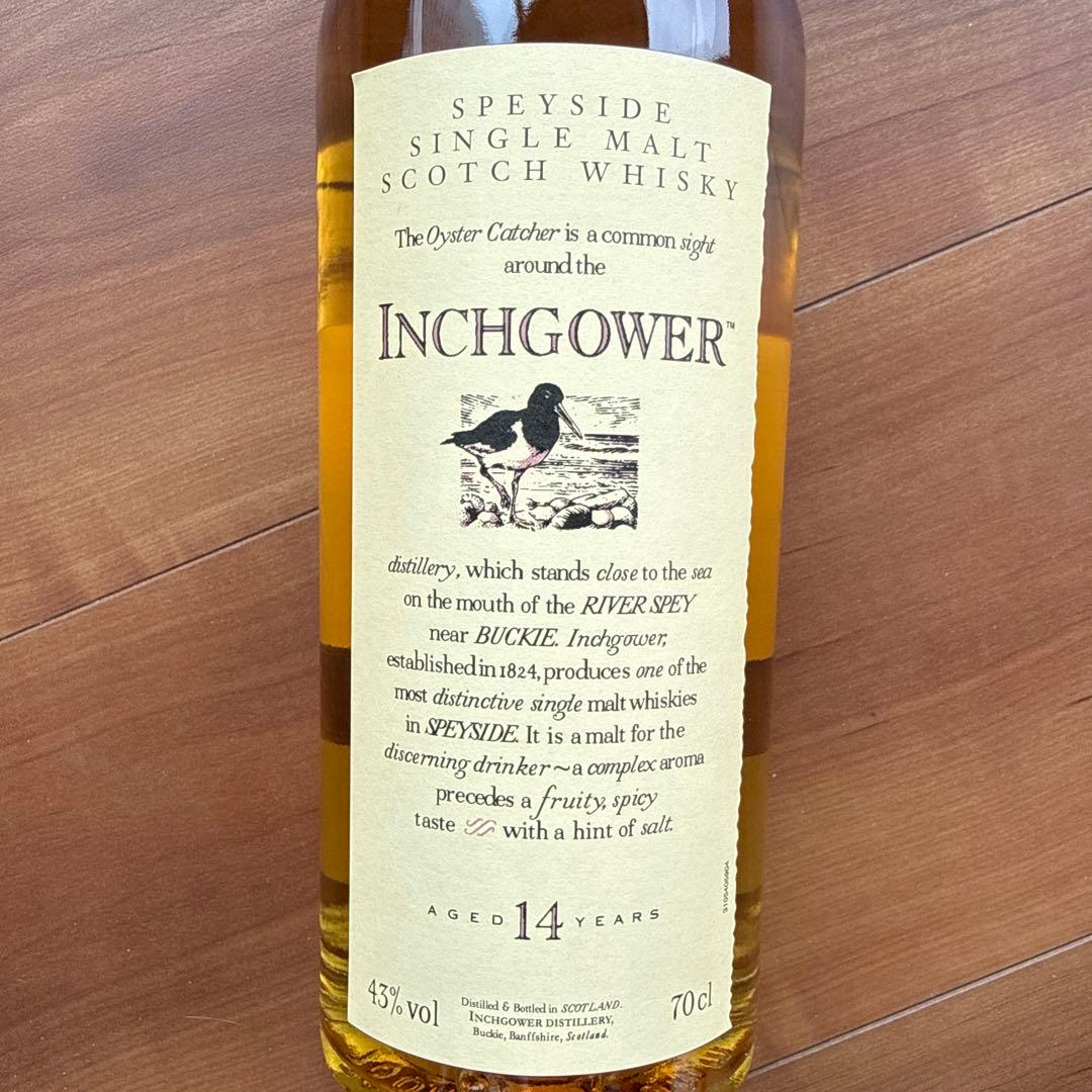 【新品未開封】インチガワー14年　スペイサイドシングルモルトスコッチウイスキー