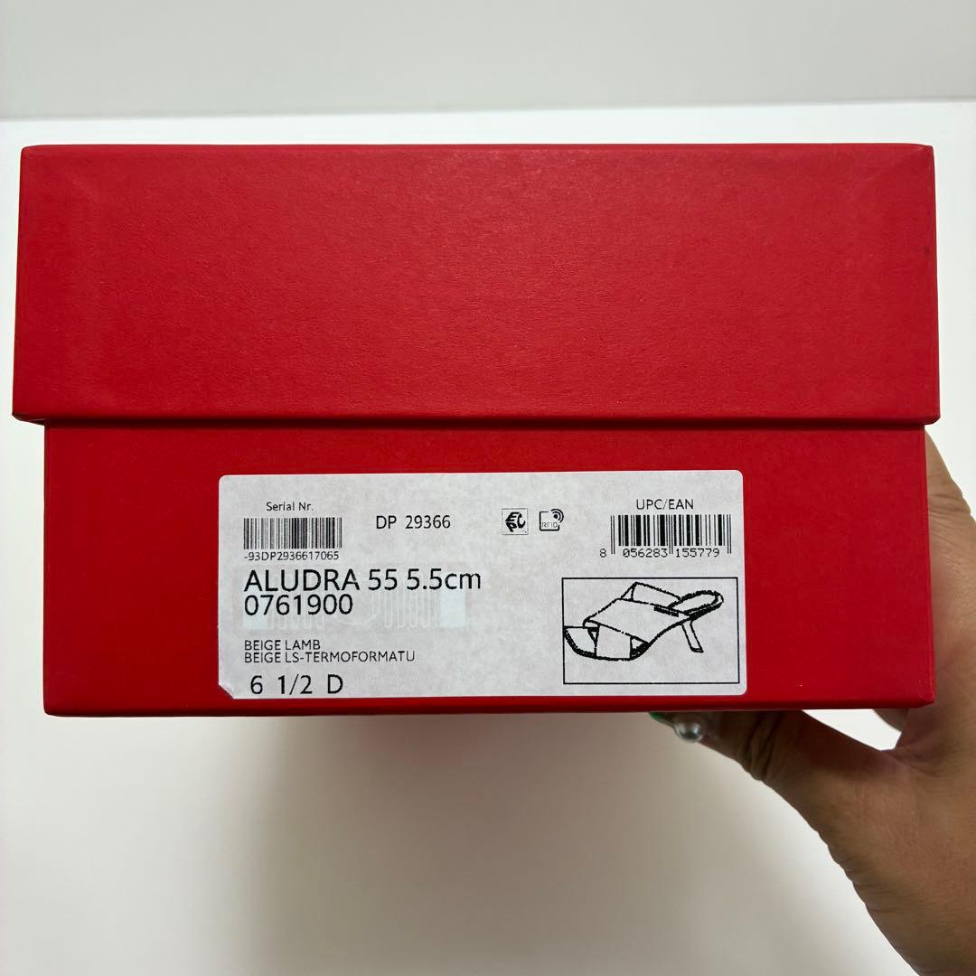 FERRAGAMO フェラガモ☆Aludra レザー ミュール 6 1/2