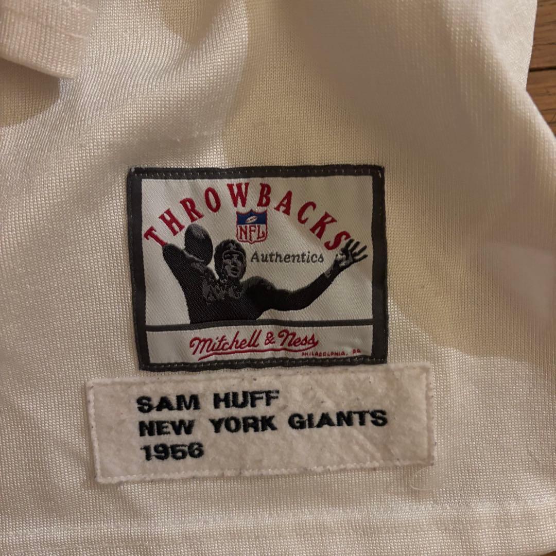 シャツ Mitchell&ness sam huffed New York giants