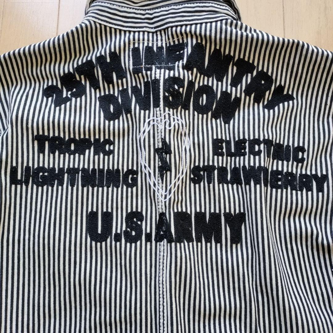 AVIREX　アヴィレックス ヒッコリー柄　つなぎ　オーバーオール