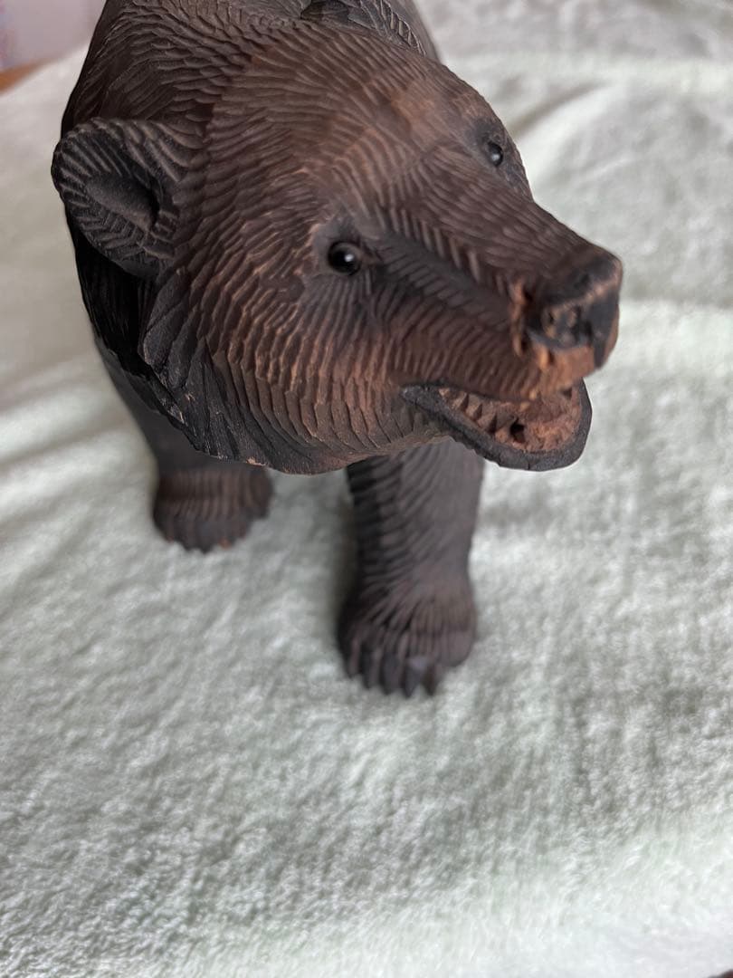 マ*ー様 北雪作　茂木多喜治　木彫り熊　北海道　八雲　骨董品