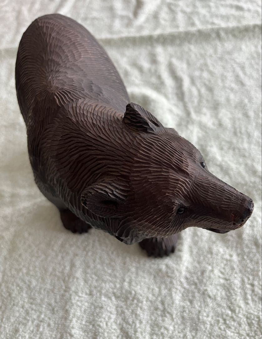 マ*ー様 北雪作　茂木多喜治　木彫り熊　北海道　八雲　骨董品