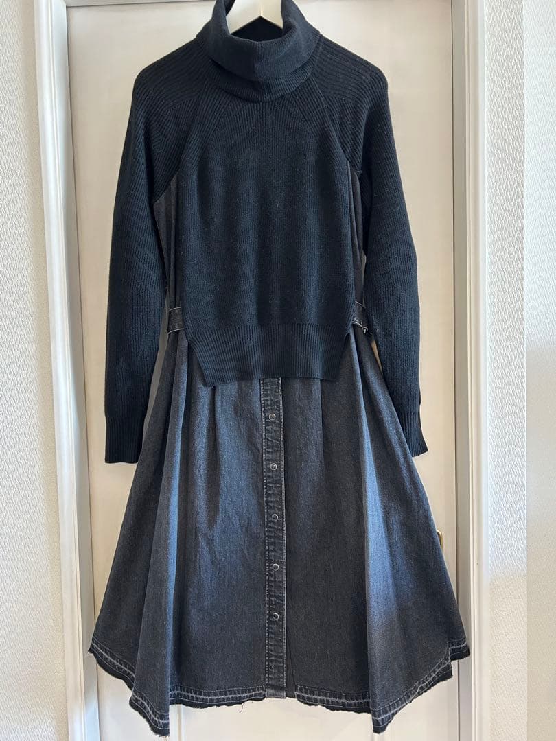 サカイ　sacai ドッキングワンピース