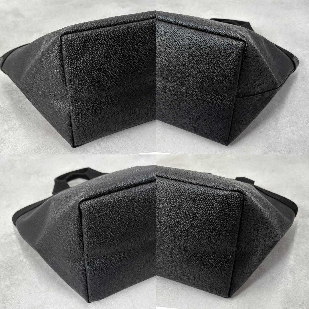 【美品】エルベシャプリエ ハンドバッグ レザー 保存袋付き707GP