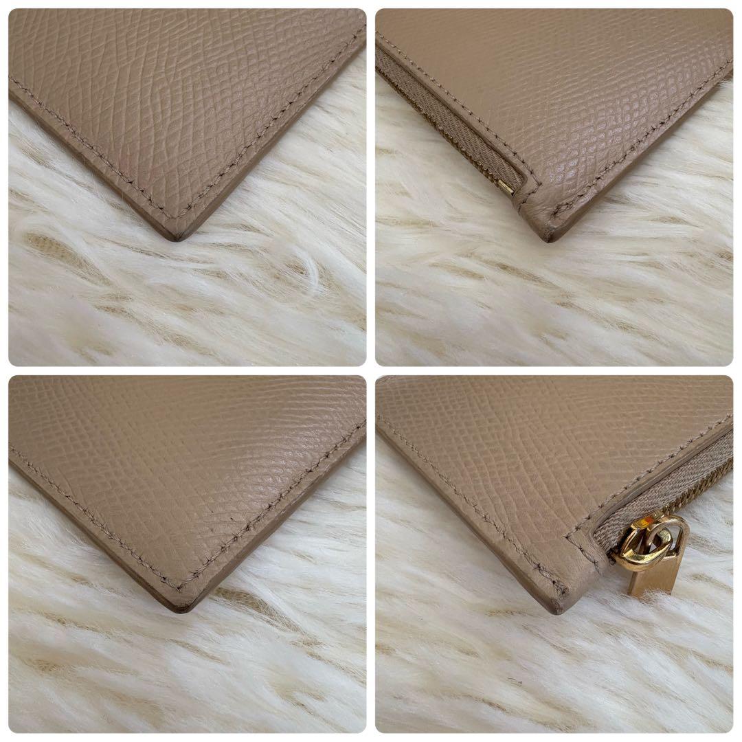 美品 CELINE フラグメントケース 小銭入れ カードケース ベージュ