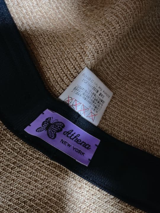 Athena NEW YORK アシーナニューヨーク　ハット　麦わらレース