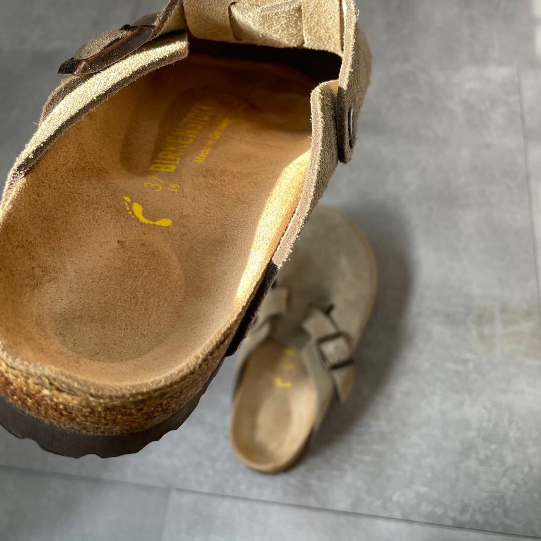 BIRKENSTOCK Boston BS サボサンダル 37 トープ
