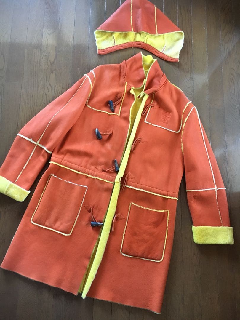 今から早目に冬の準備。男性用コート　羊革