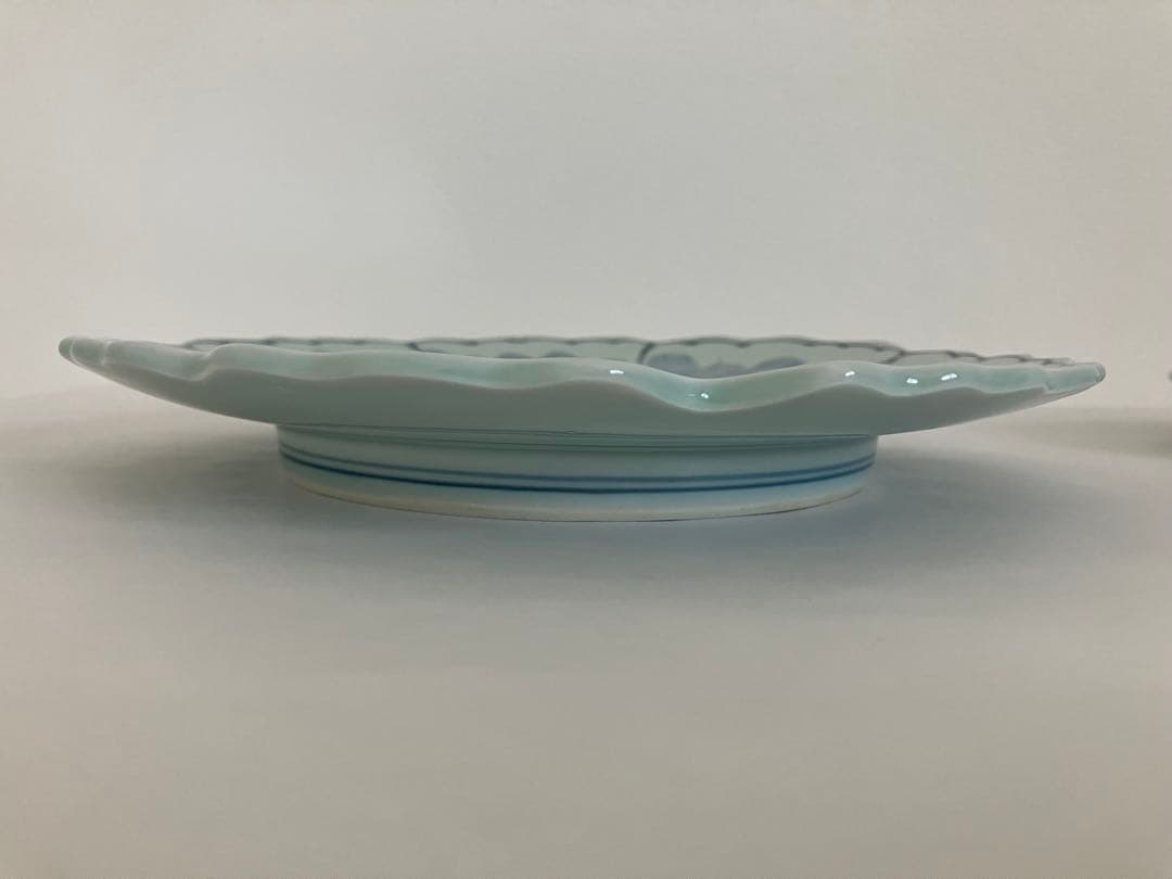 藤太郎窯★染付花弁③セット★大皿盛皿★小皿★取皿★豆皿