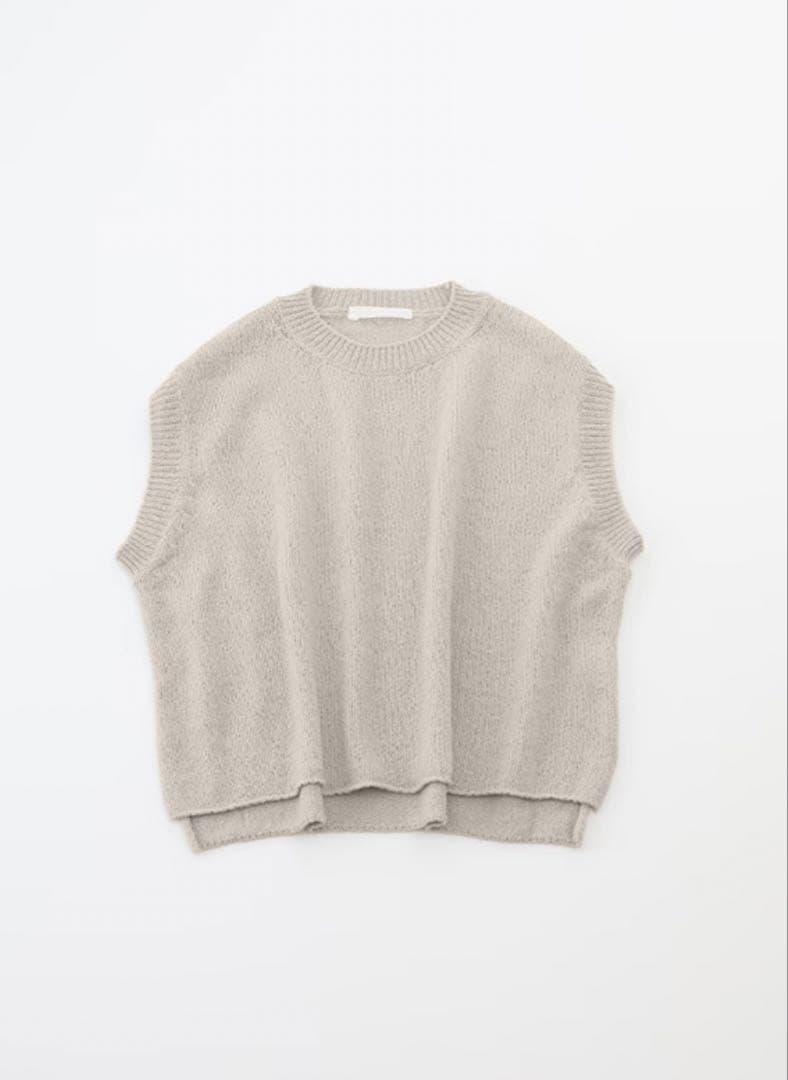 evam eva ウールリリーヤーンベスト