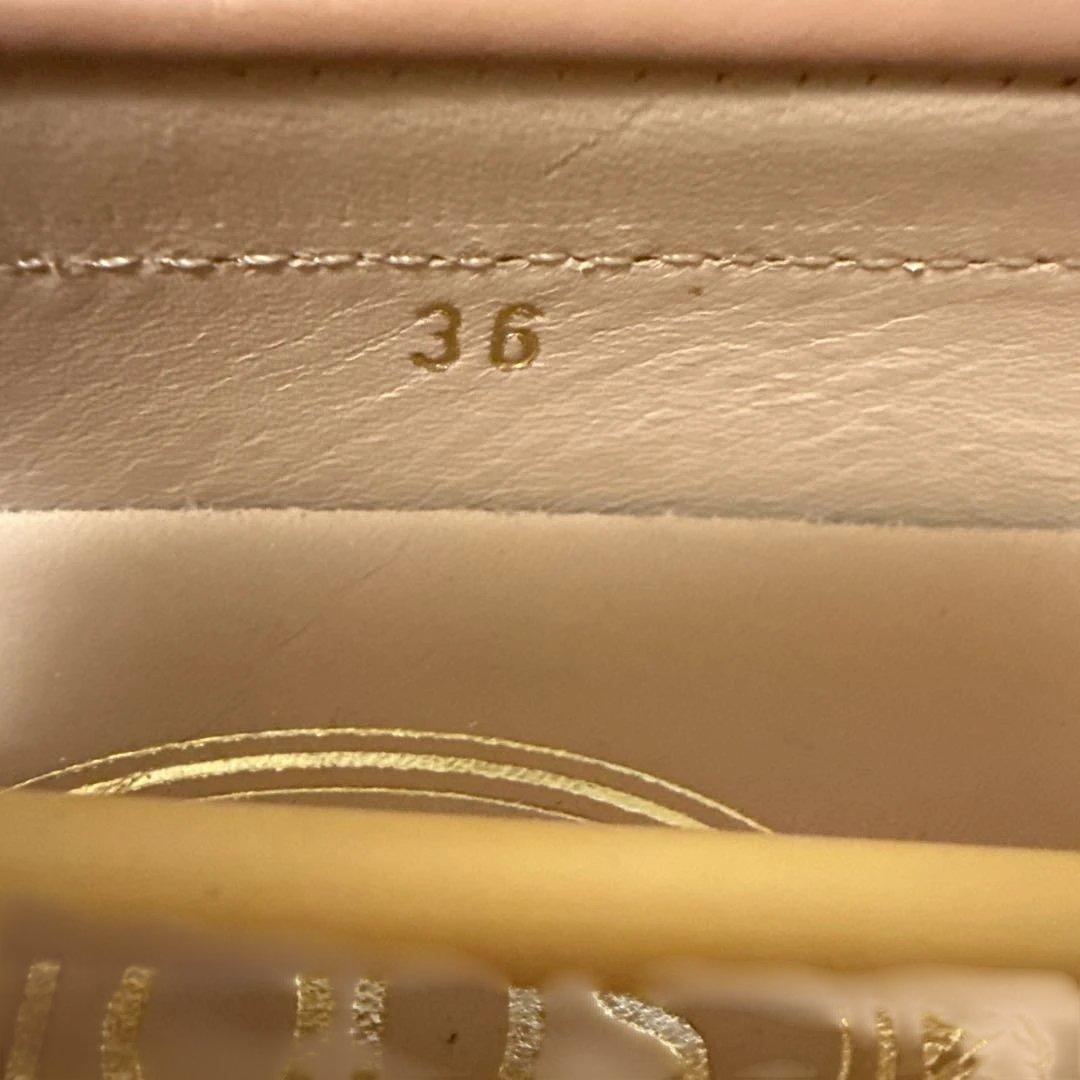 新品未使用 TOD'S トッズ フリンジ付きローファー サーモンピンク 36