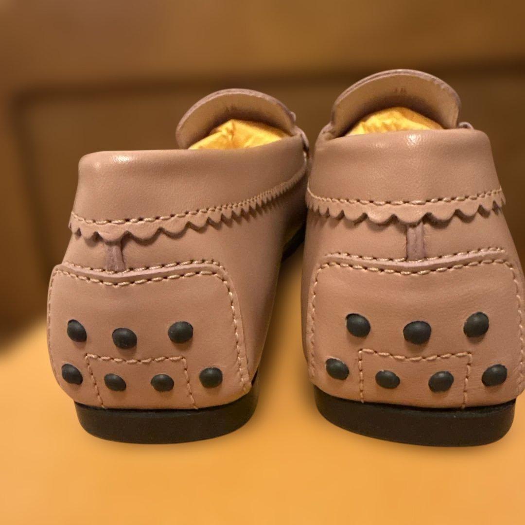 新品未使用 TOD'S トッズ フリンジ付きローファー サーモンピンク 36