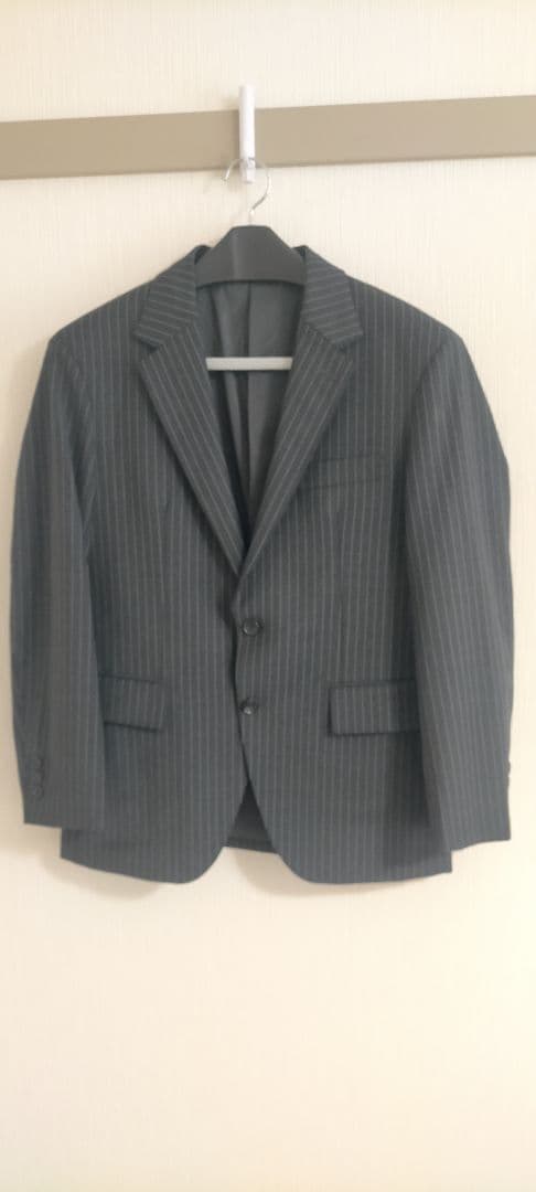 未使用品⚫24AW⚫コムサメン マニッシュストライプ 2WAYストレッチ スーツ