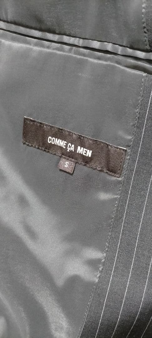 未使用品⚫24AW⚫コムサメン マニッシュストライプ 2WAYストレッチ スーツ