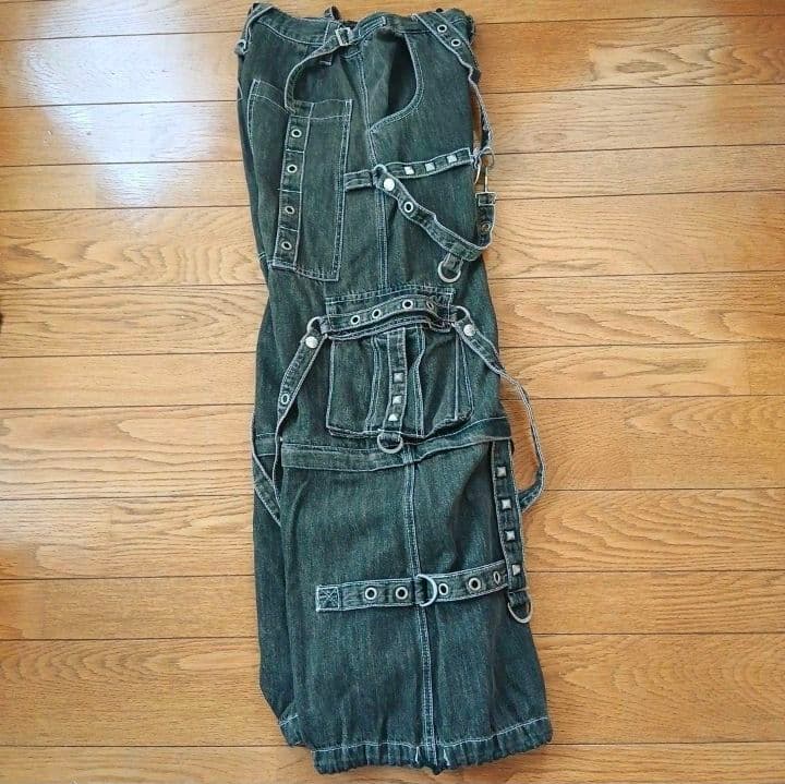 ディカプリオ　trippnyc カーゴパンツ　xu限定　グレー　デニム