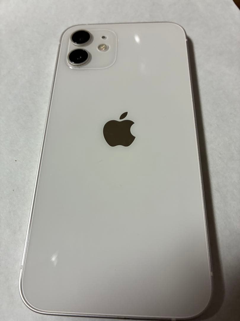 iPhone12 64G ホワイト　純正バッテリーSIMフリー