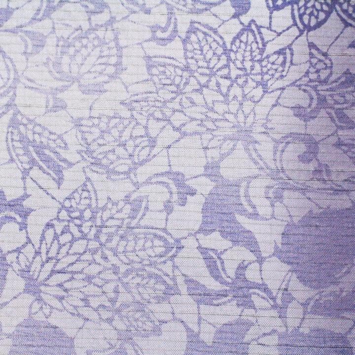 エレガントな【型絵染】　希少な【本場大島紬】の袋帯　お使い勝手抜群の【全通柄】