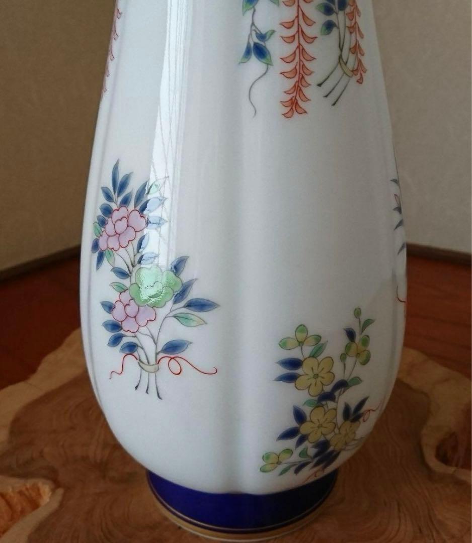 深川製磁 四季の花 花瓶