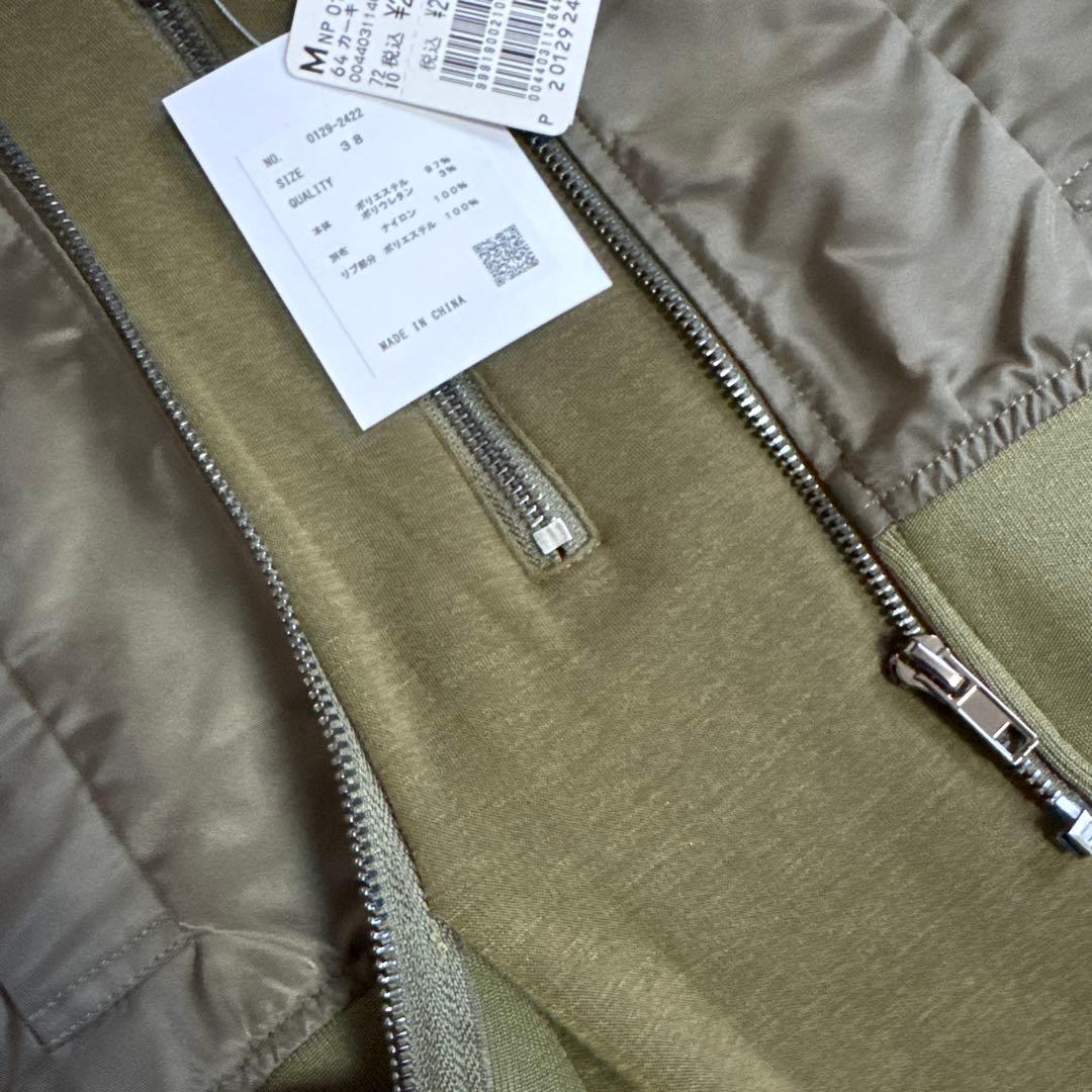 ラシュッド　ミリタリー　カーキ　オリーブカラー 長袖カットソーワンピース 38