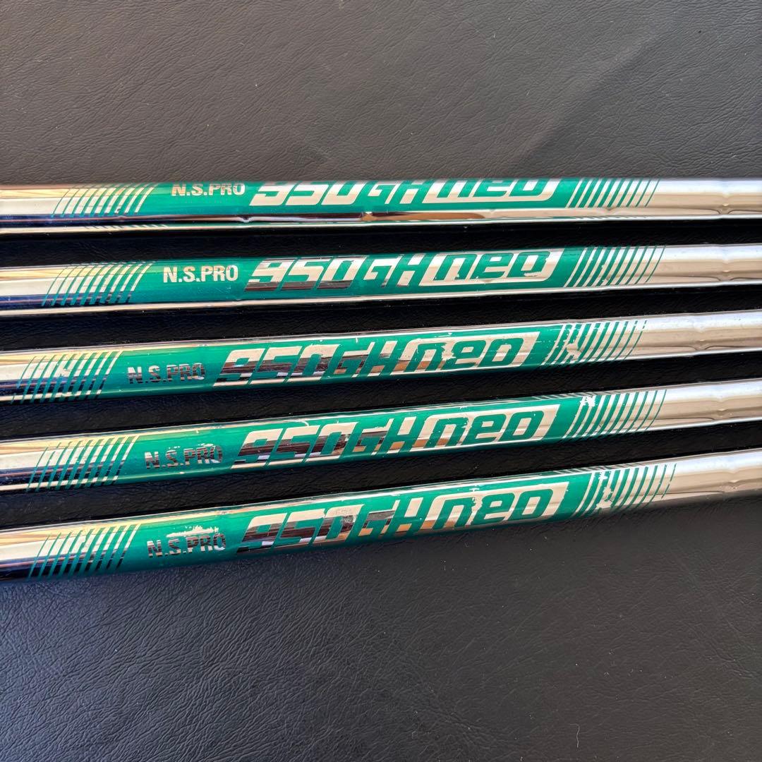 送料込ゴルフクラブシャフトN.S.PRO950GHproテーラーメイド5本セット