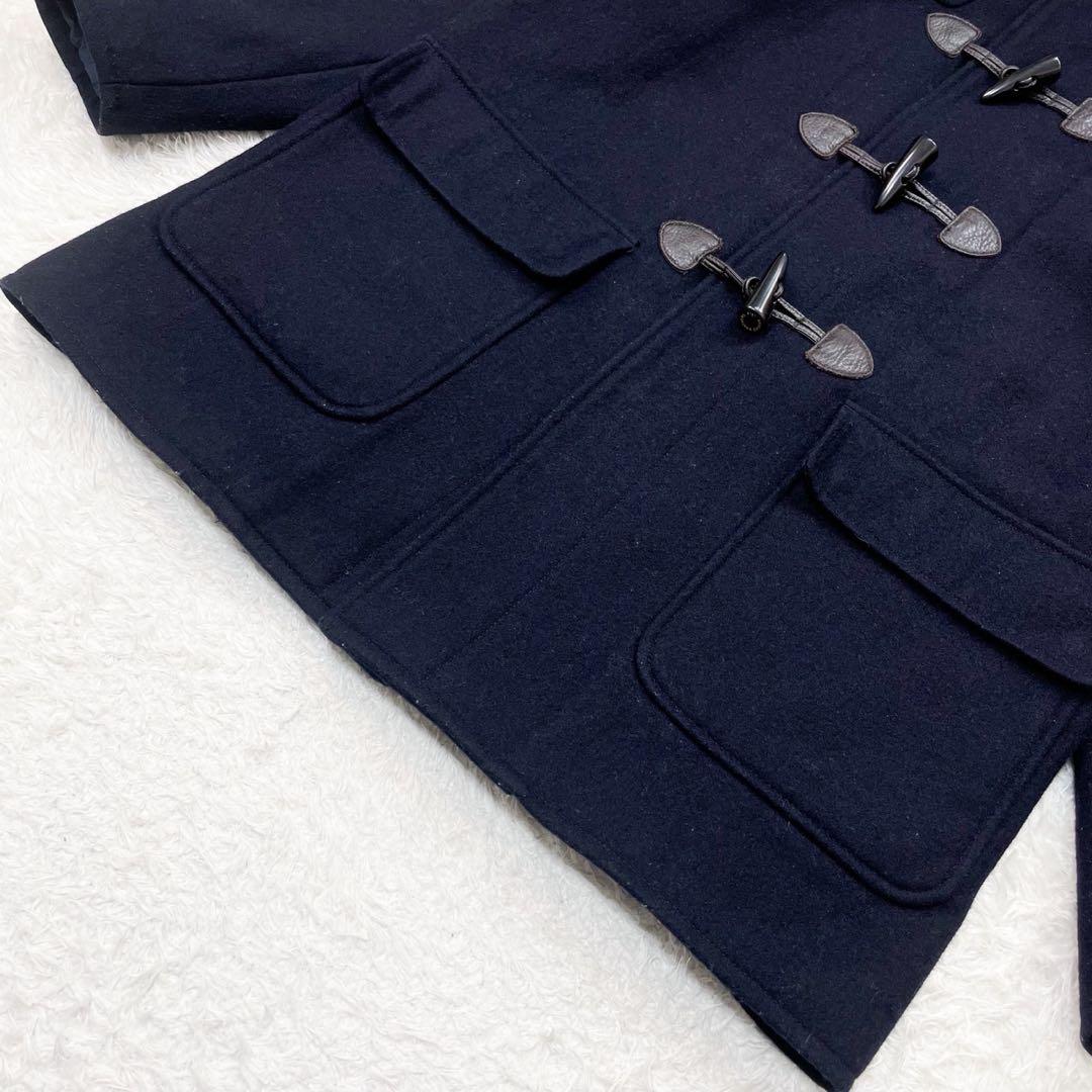 ブルックスブラザーズ ダッフルコート Thermore 中綿 ウール M〜L 紺