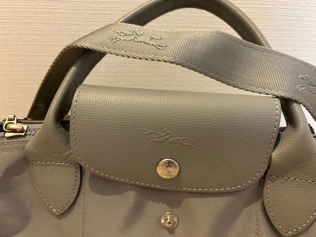 Longchamp グレー トートバッグ