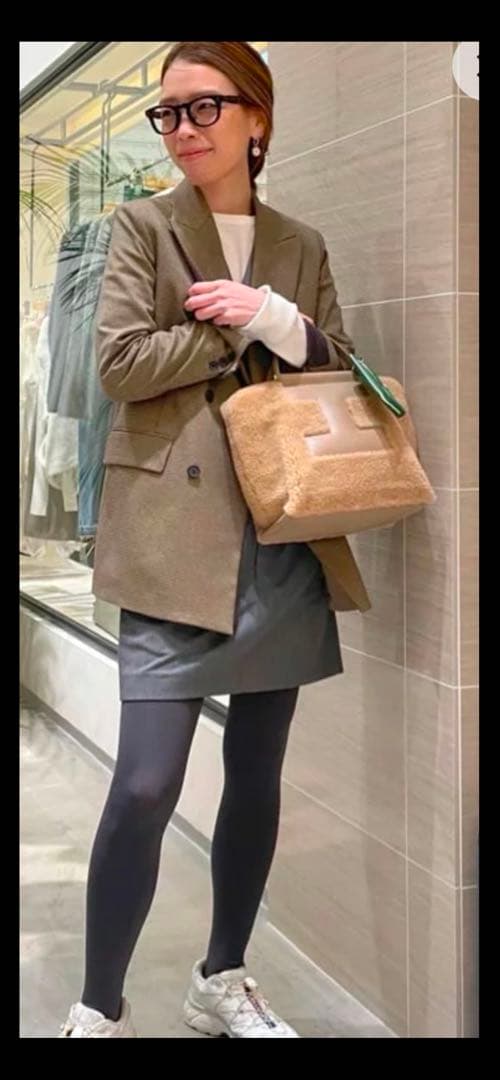 Whim Gazette(ウィム ガゼット) ウールギャバミニスカート