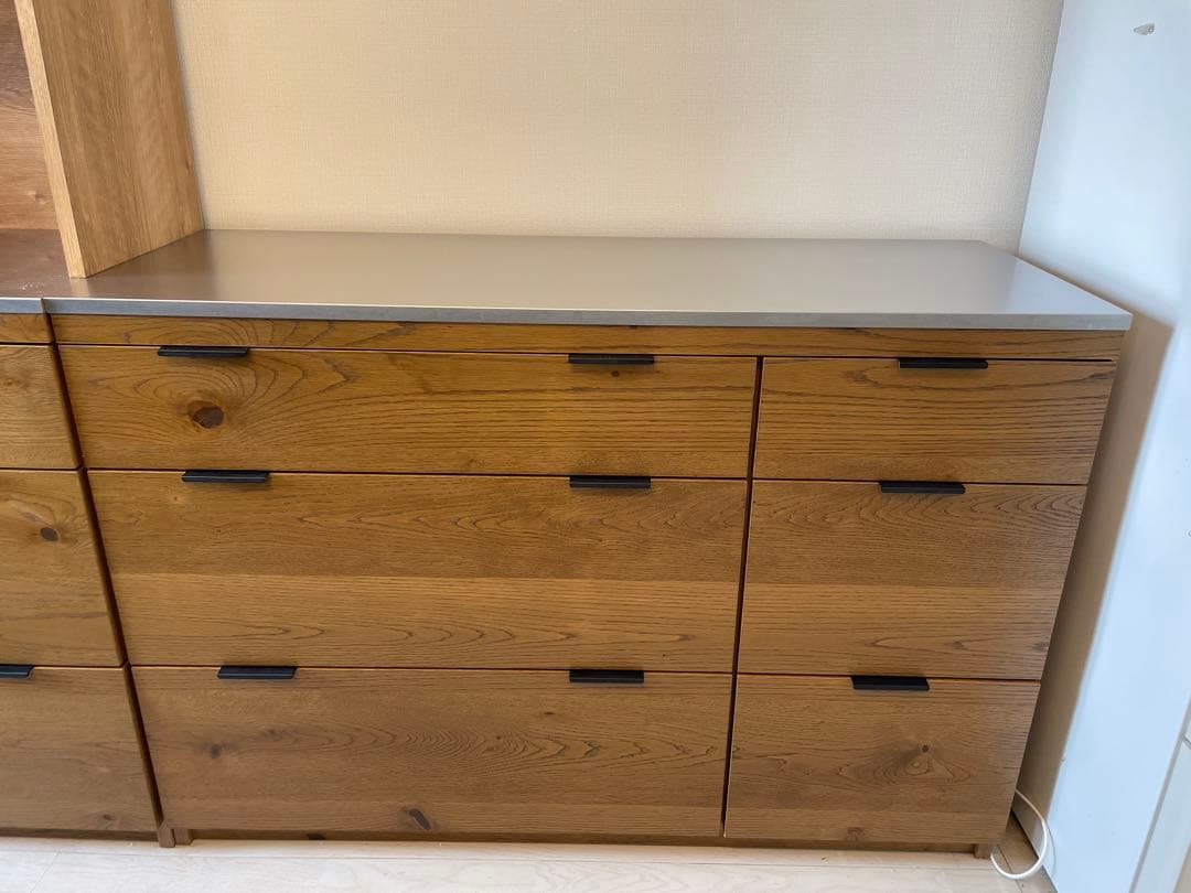 【キーボー様】unico ADDAY(アディ) キッチンボード W1230