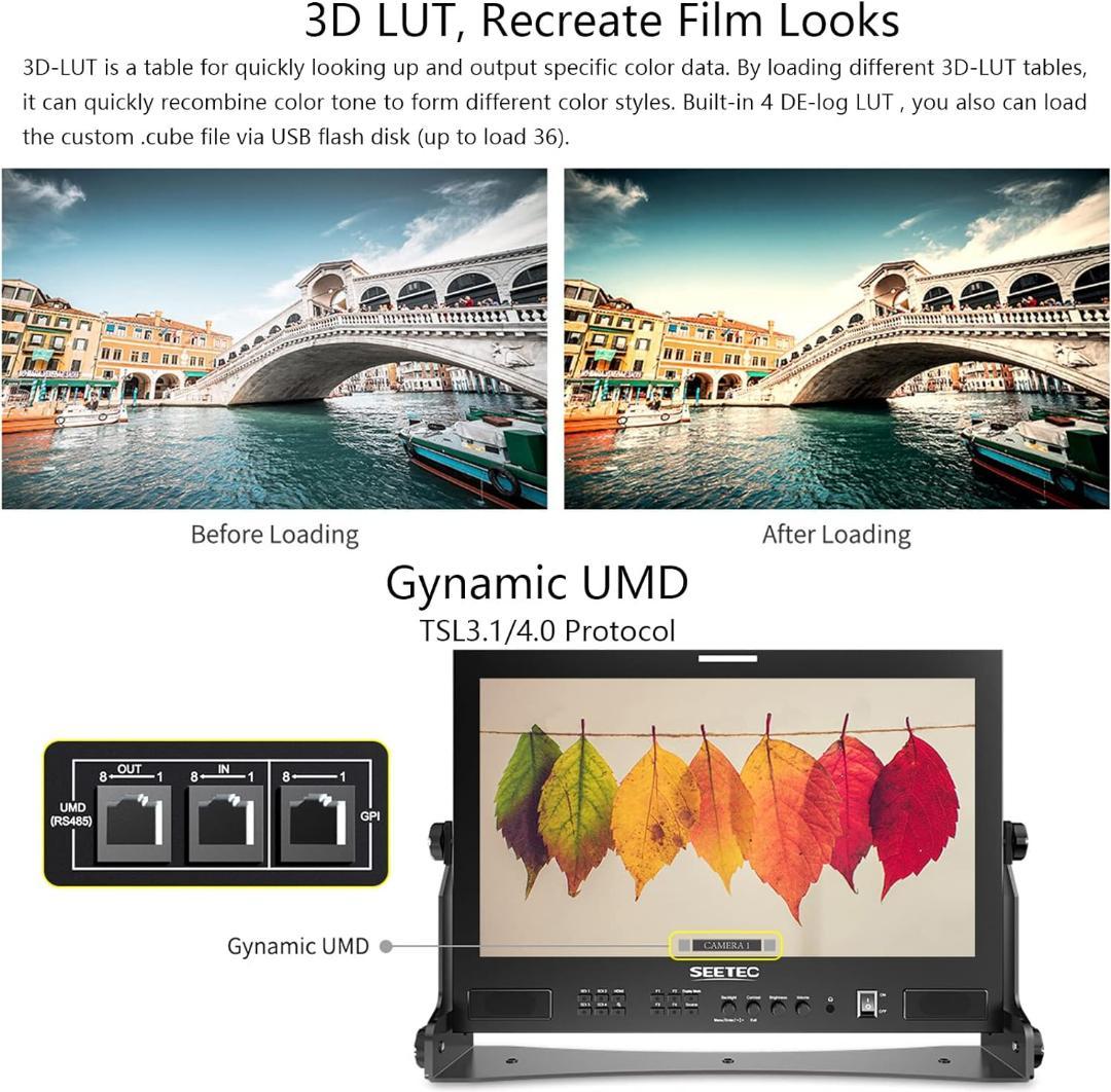 その他 Seetec 17.3\" IPS 1080p 3G-SDI HDMI