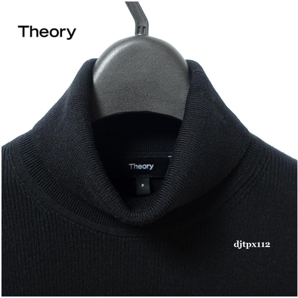 新品同様*Theory*2022*ツイードコンビ タートルワンピース*サイズP