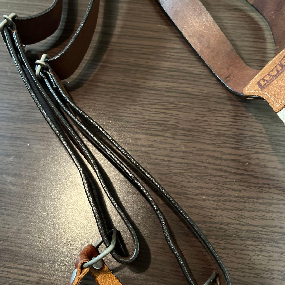 リーバイス サスペンダー ベルト レザー ボタン用