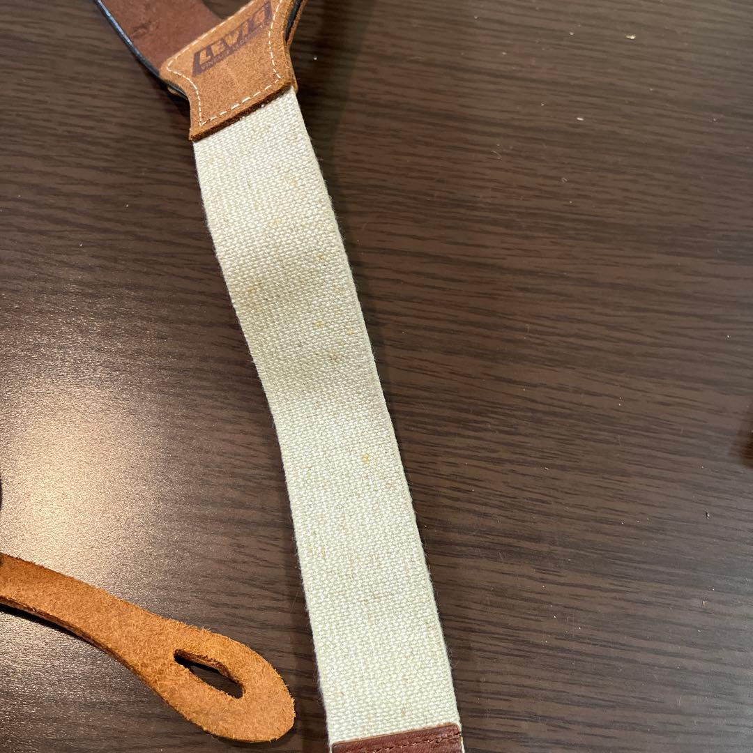リーバイス サスペンダー ベルト レザー ボタン用