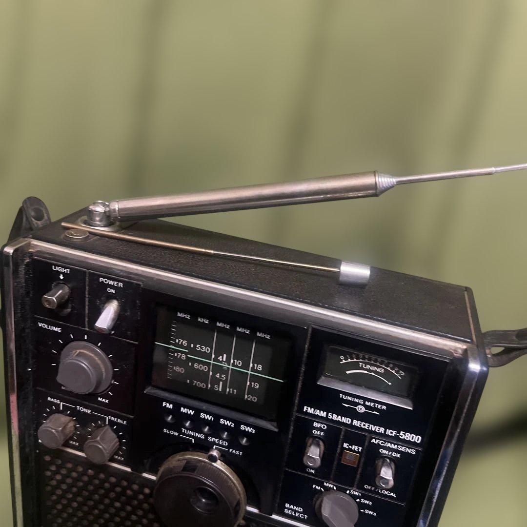 〖動作確認済〗SONY ICF-5800〖破損有〗