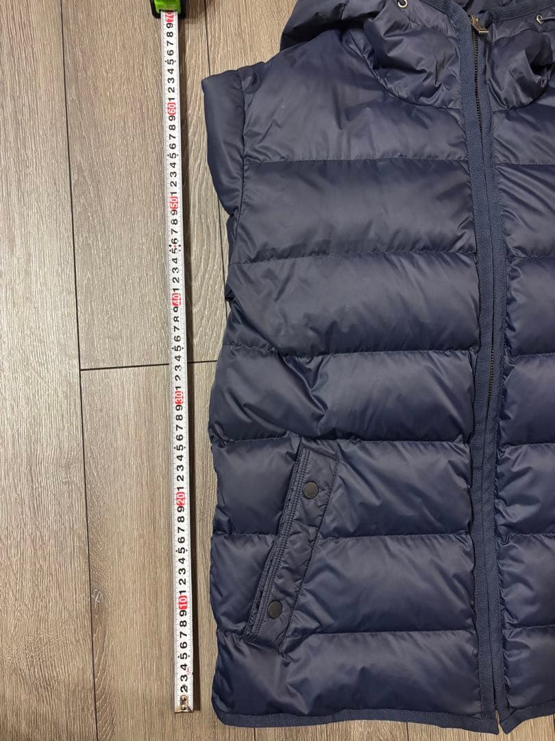 【びら】 LACOSTE ネイビー ダウンジャケット サイズ50