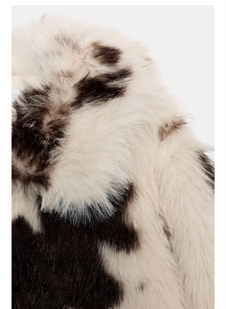 完売品⭐︎ZARA アニマルプリント フェイクファーショートコート M 今期新作