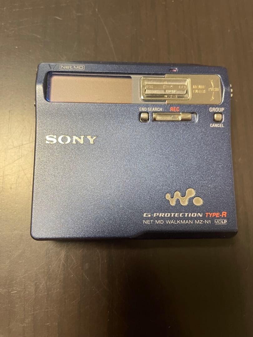 ジャンク SONY ソニー MD WALKMAN MZ-N1 青 ウォークマン