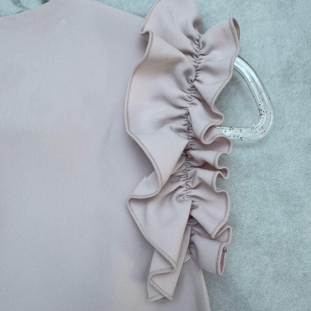 CELFORD／セルフォード フリルスリーブ ジレ ベスト　ライトピンク